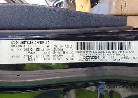 2011 Dodge Durango Citadel from USA, damaged, VIN 1D4SD5GT1BC692493